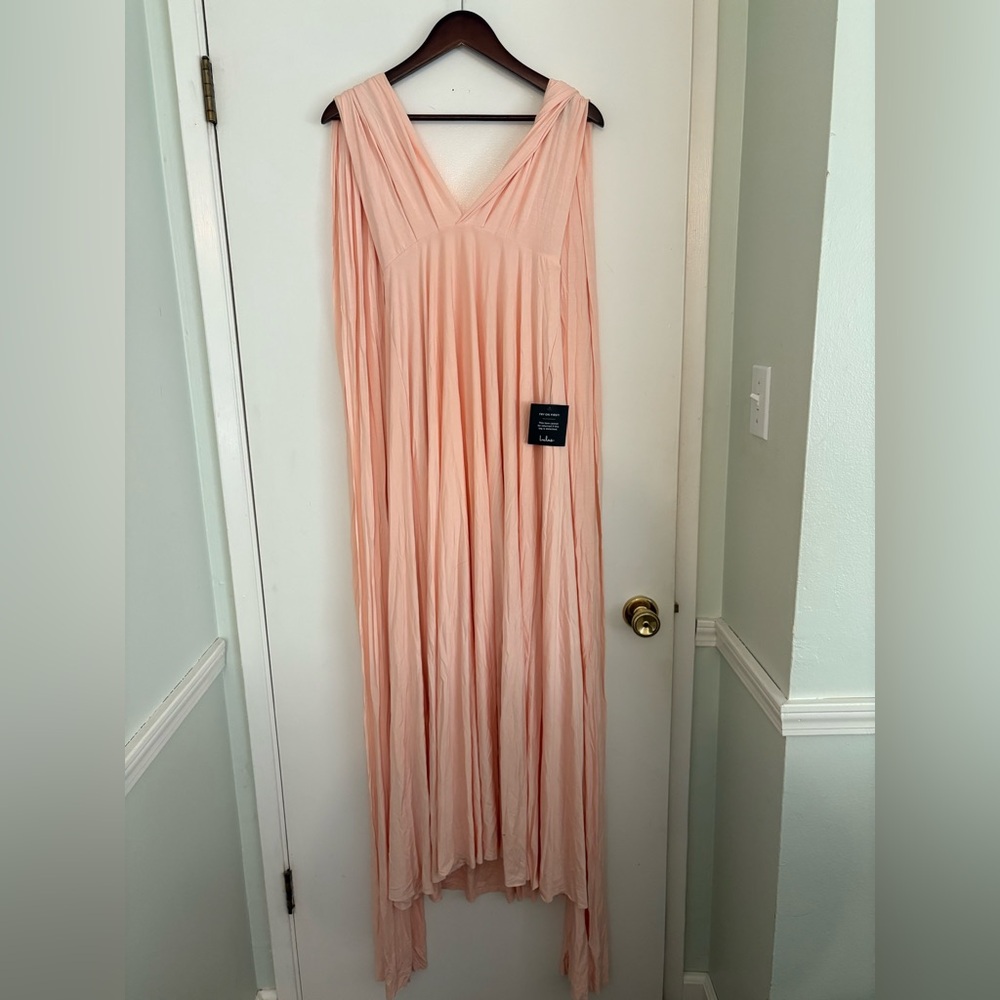 Lulu's Tricks of the Trade multiway convertible blush pink dress size XL new - Picture 5 of 12